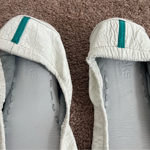 Tieks Diamond White Croc Ballet Flat Shoe size 8 - Picture 6 of 11